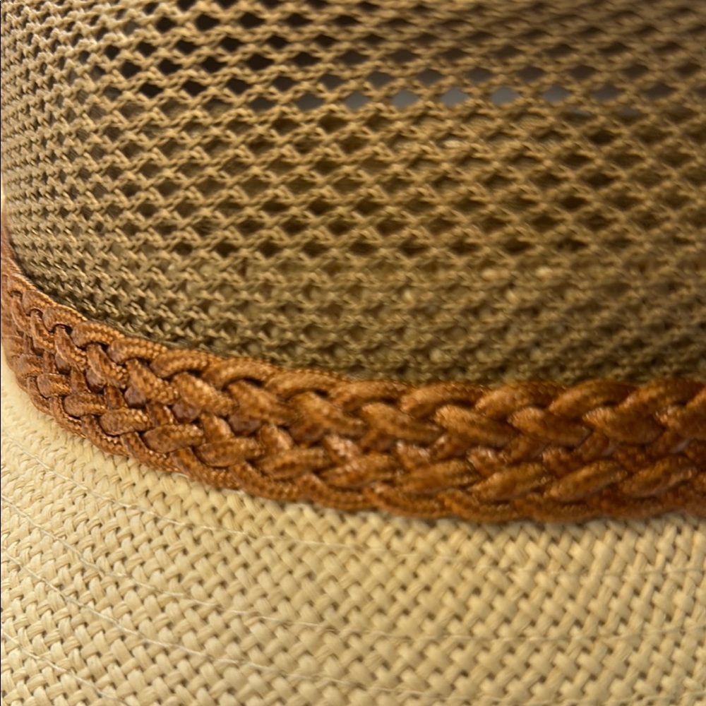 Stylish Tan and Brown Fedora - Picture 9 of 9
